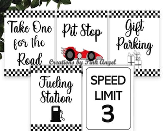 Speed Limit 3 Race Car Birthday, Non-Editable PDF DIGITAL DOWNLOAD Printable