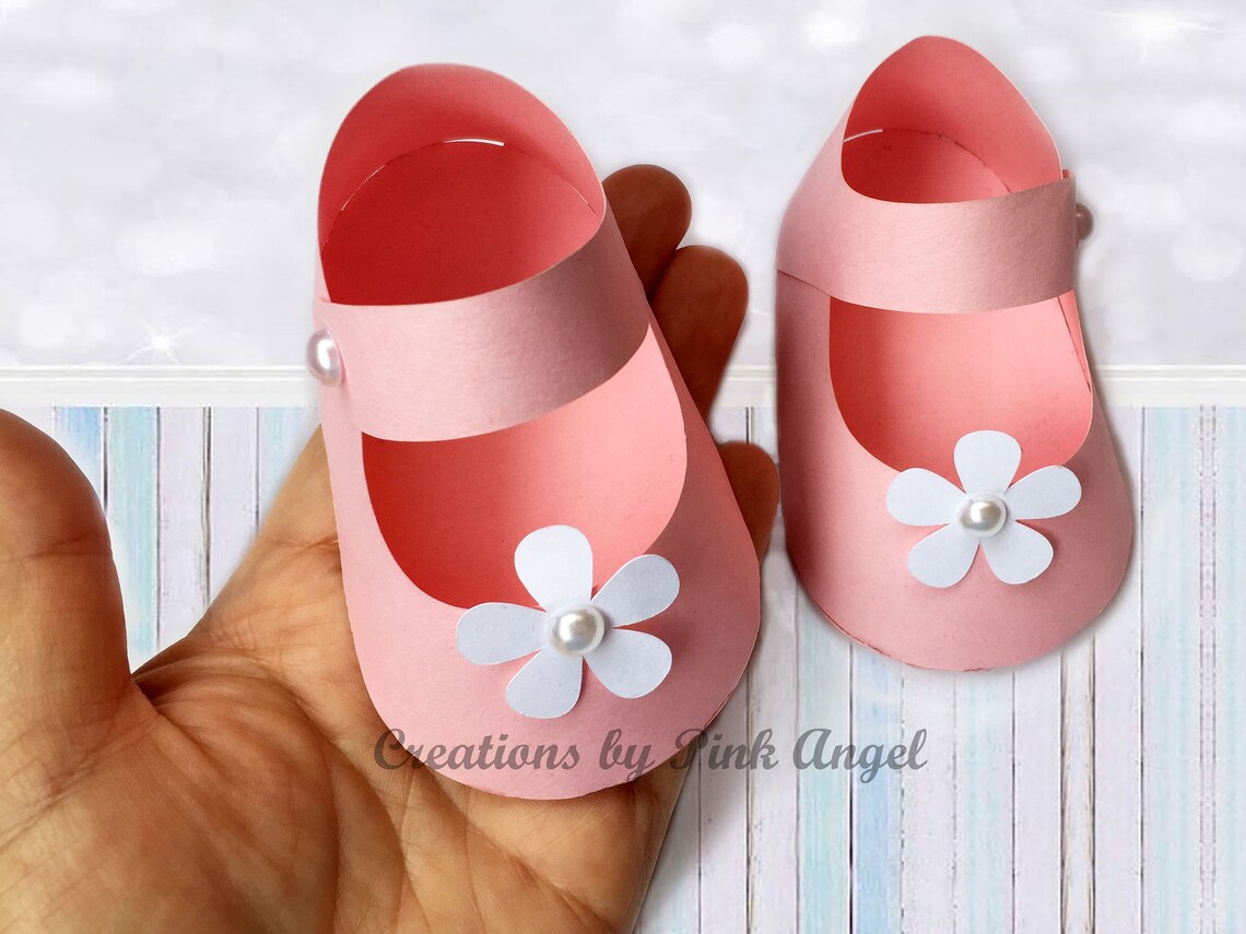 Shoe Baby Shower Favor DIGITAL Download Baby Shoe Template Etsy