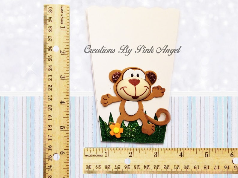 Jungle 1st Birthday Favors Noah Ark Treat Box Favors Set of 12 Safari Popcorn Boxes Safari Baby Shower Goodie Box Favors