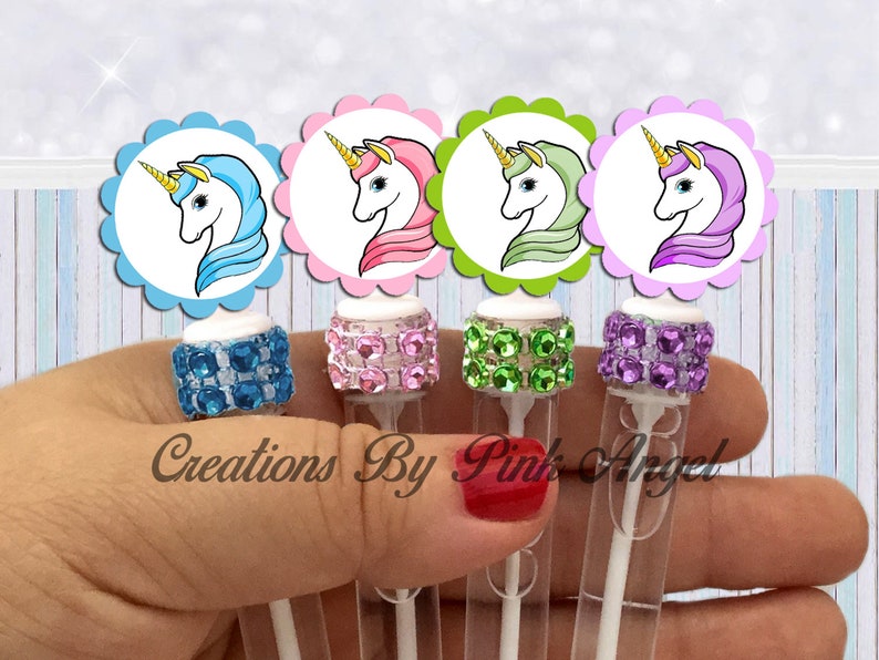 18 Unicorn Bubble Wands Pink Blue Purple Green Unicorn Favors Unicorn Birthday Favors 12 6 Unicorn Party Favors