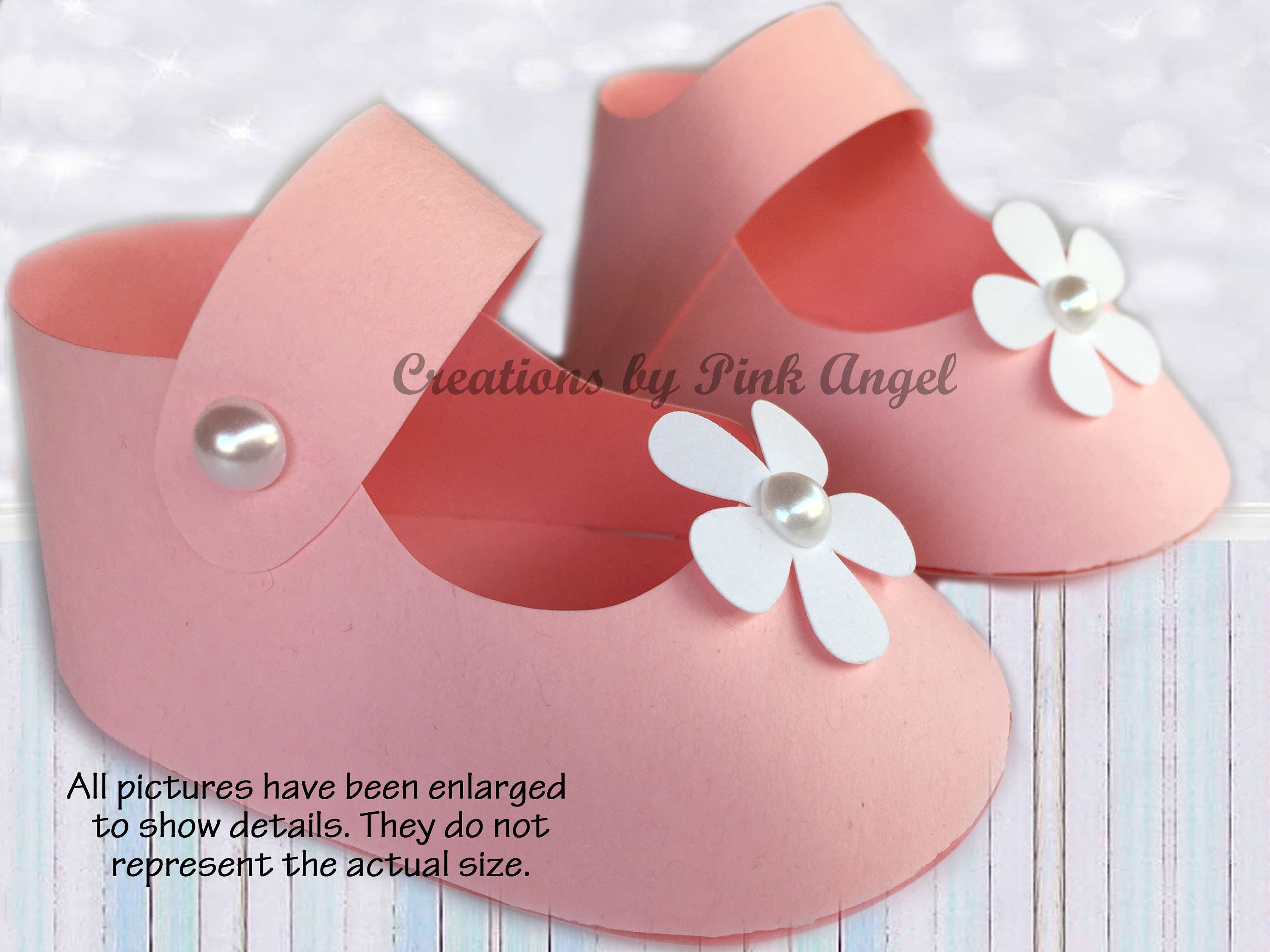 Shoe Baby Shower Favor DIGITAL Download Baby Shoe Template Etsy