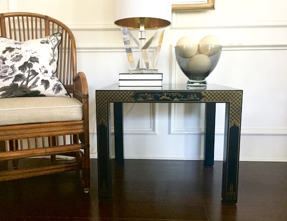 Vintage Drexel Heritage Chinoiserie Style End Table Painted - Drexel Heritage Faux Bamboo Coffee Table Vintage Drexel Heritage Chinoiserie Style End Table Painted - Drexel Heritage Faux Bamboo Coffee Table