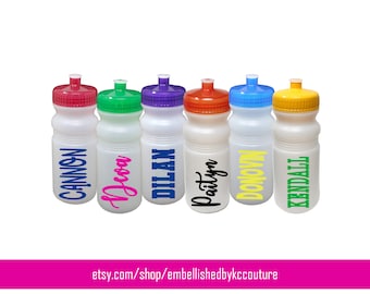 Kids Water Bottles Personalized, Kids Water Bottle, Team Gifts, Kids Easter Basket Stuffers, Kids Name Water Bottles, Kids Party Favors