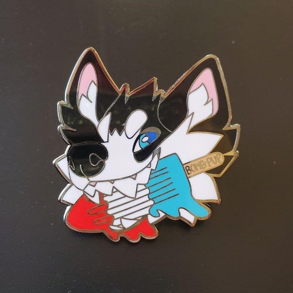 Bomb Pup Hard Enamel Pin (LAST CHANCE)