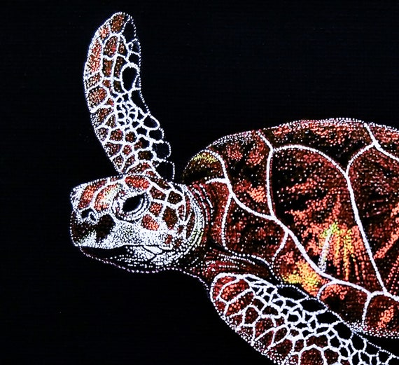 Pointillism For Kids Turtle