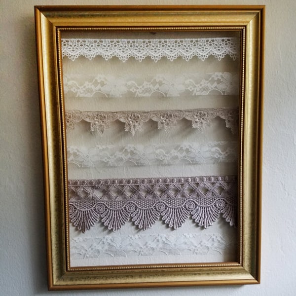 Lace Earring Holder Etsy