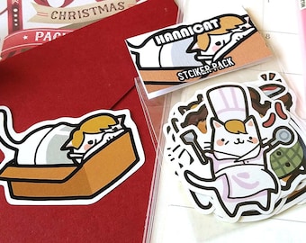 Hannibal - Hannicat and Will Doggy Stickers Pack