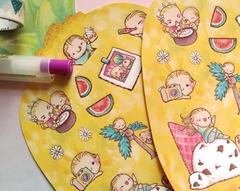 Thranduil and Legolas Summer Holiday Stickers