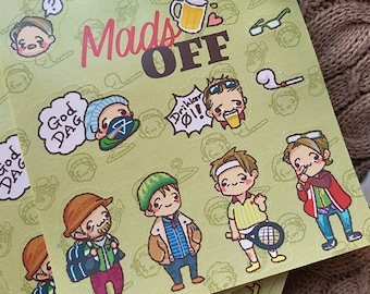 Mads Mikkelsen's Fashion Appreciation Sticker