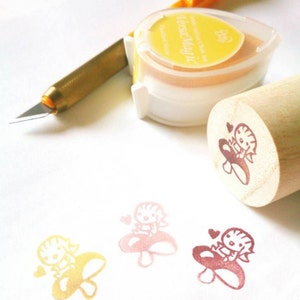 Legolas on mushroom - Stamp