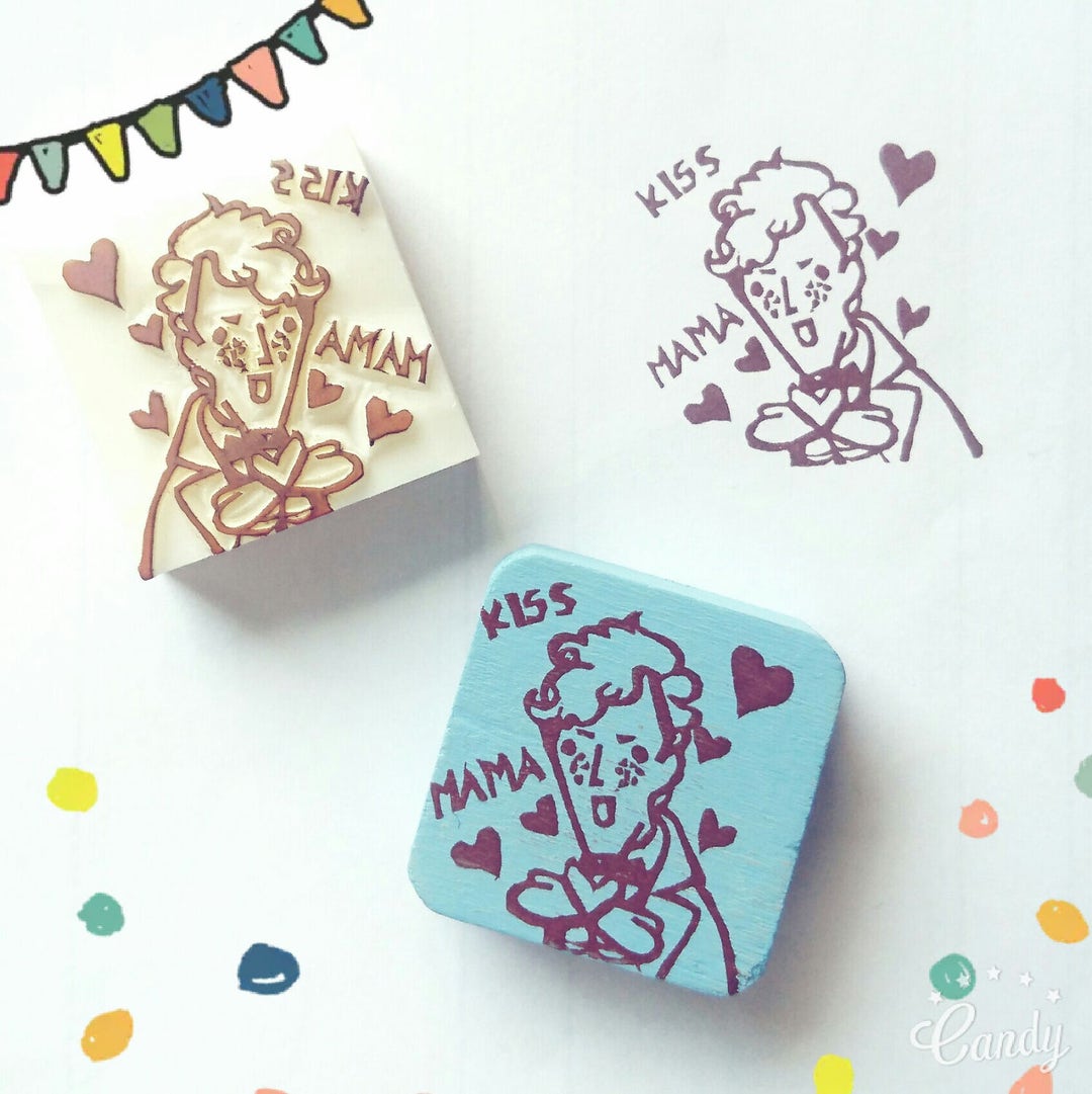 Newt Scamander Kiss Mama Stamp fantastic Beasts and Where to Etsy