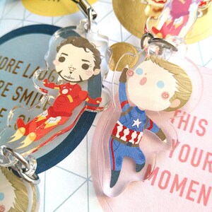 SALE! Ironman x Captain in the sky charms