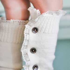 Mini Sophie Little girls Leg Warmers. image 4