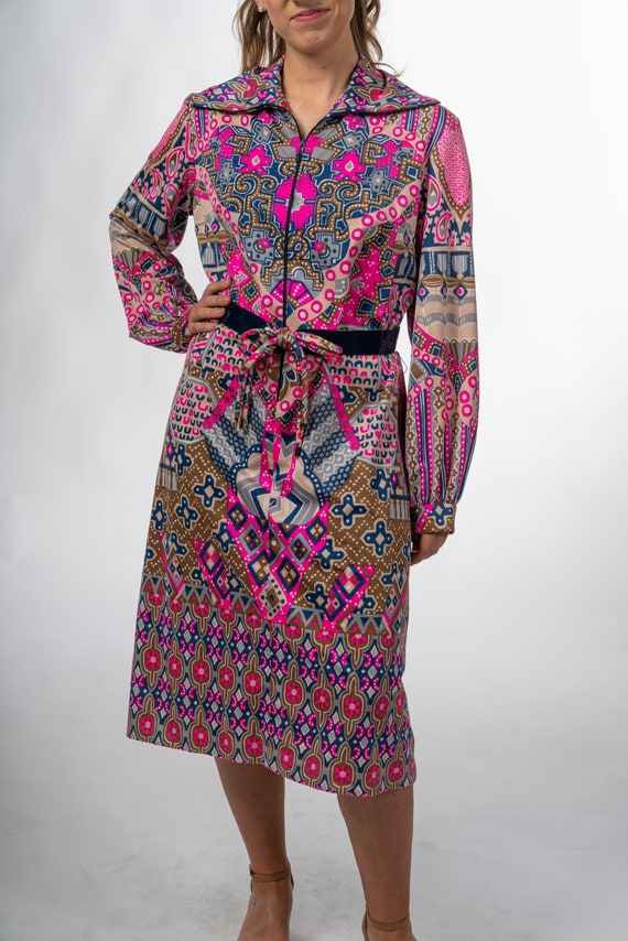 Vintage Bell Sleeve Dress
