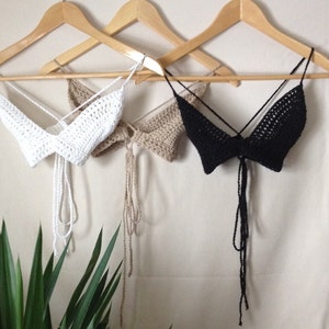 Athena Crochet Bralette Bikini Top