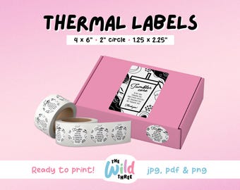 TUMBLER CARE Thermal Printer Labels for Rollo, Munbyn or Epson, Box Labels, Rollo Labels, Thermal Stickers Download | Abstract Care Labels