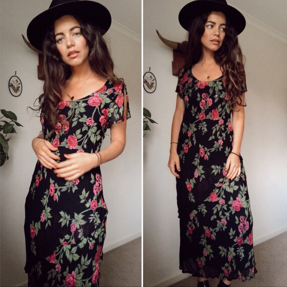 Vintage 90s // RUBI PESINI OCCASION Dress // Hand