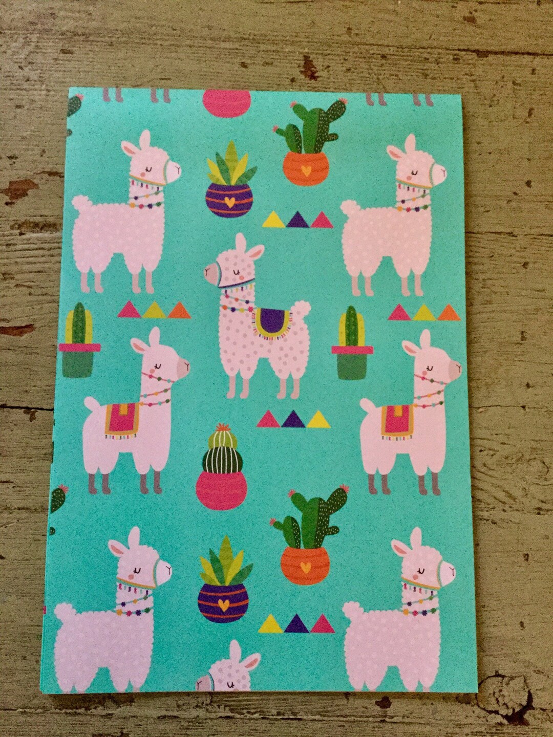 llama-gift-wrapping-paper-llamas-folded-wrapping-paper-gift-wrap