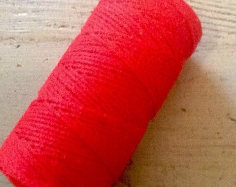 Red Bakers Twine, 50 Meters Cotton Bakers Twine.  Red Twine, Craft Twine.  Package Twine