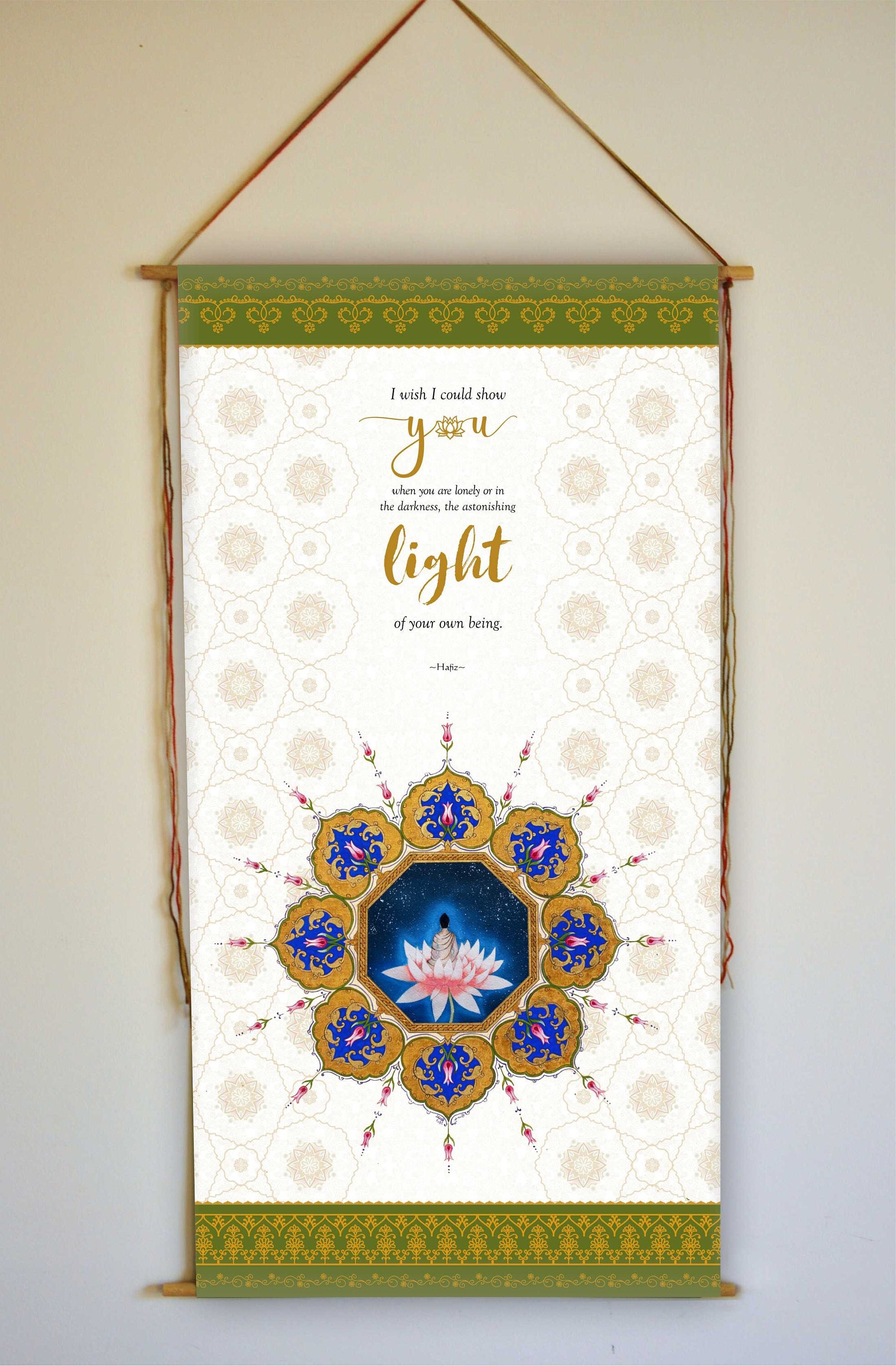 Hafiz Wall Hanging I Wish I Could Show You Hafiz Wall Art Prints Inspirational Quote Hafez Sufi Art Mandala Art Tapestry Etsy