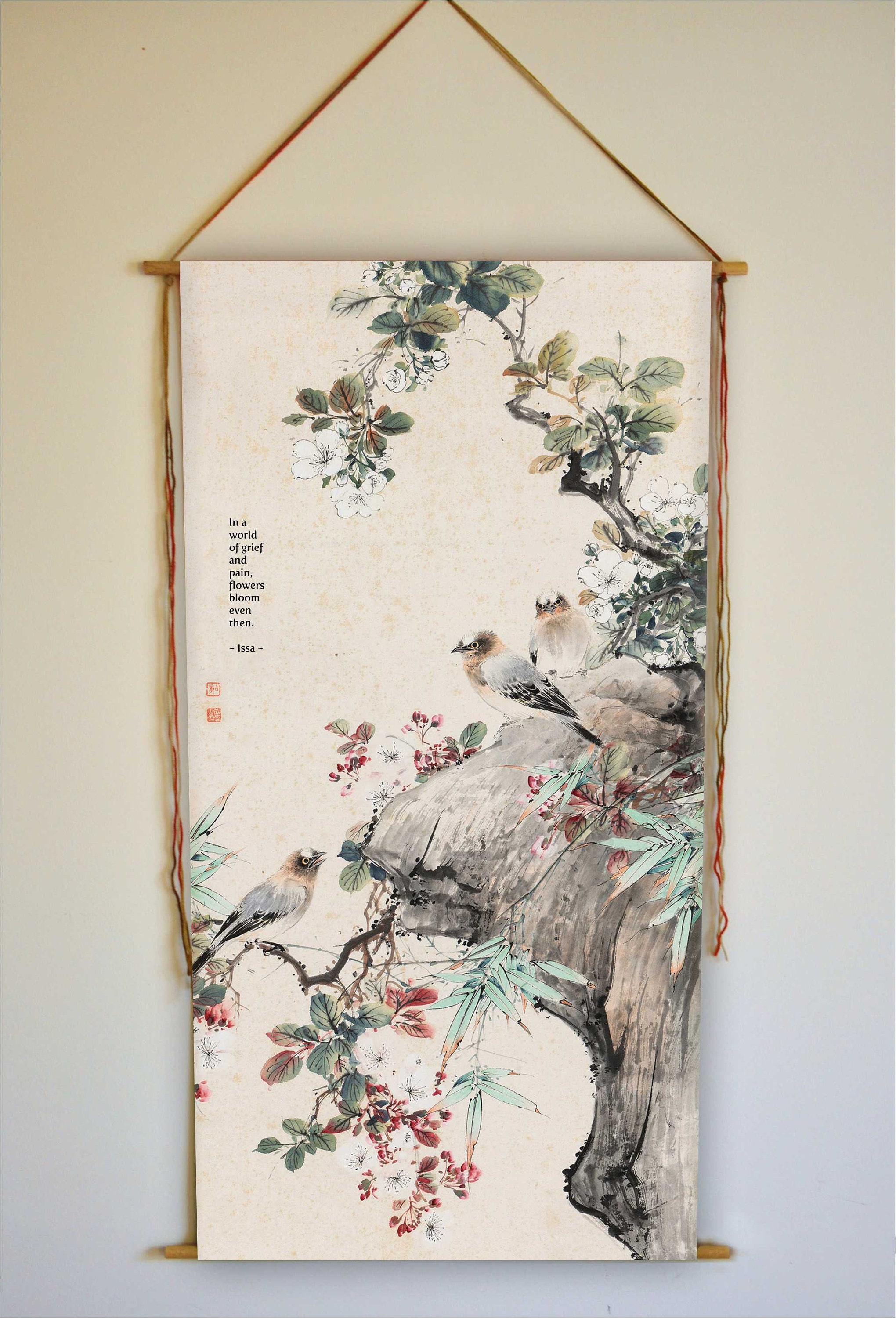 Zen wall art wall hanging Zen Art Zen painting Japanese Etsy