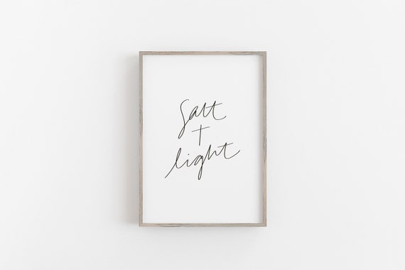 Salt & Light {Poster} Salt & Light {Poster}