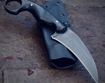 Custom Karambit mit Kydexscheide. Hergestellt in den USA