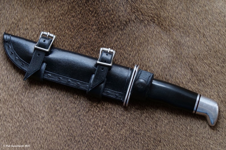 Horizontal Leather Sheath for Buck 119 Knife Scout Carry or Etsy UK