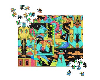 Psychedelic Puzzle 252 piece.