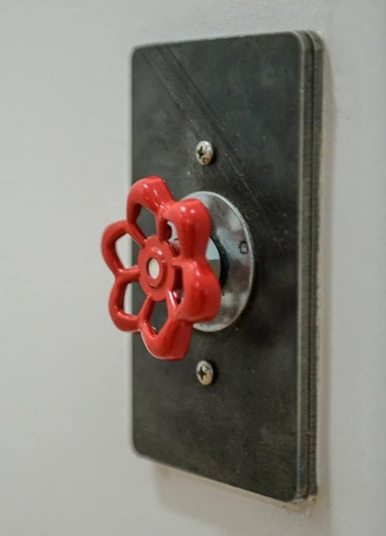 Urban Industrial Lighting / Dimmer Light Switch Cover / Garden Etsy