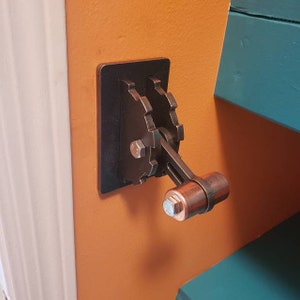 Steampunk Industrial Light Switch Cover with Lever and Copper Handle / Lighting / Switch Plate / Home Decor / Unique Gift / Steampunk House. image 7