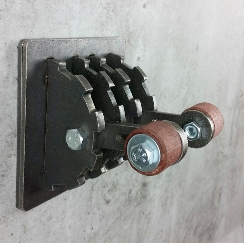 Industrial Steampunk Double Light Switch Plate With Wood - Etsy
