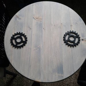 Gear Coasters / Steampunk Gear / Steel Coaster / Sprocket / Steel Gear / Man Cave / Industrial Gear / Christmas Gift / Steampunk Decor image 4