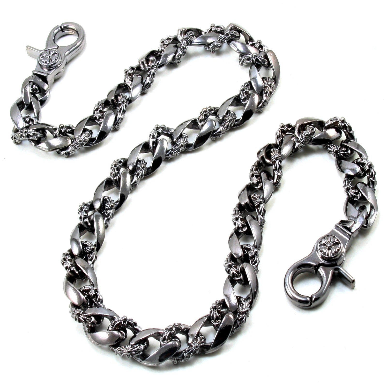 DoubleK Medieval Symbol Heavy Key Jean Wallet Chain 26 | Etsy