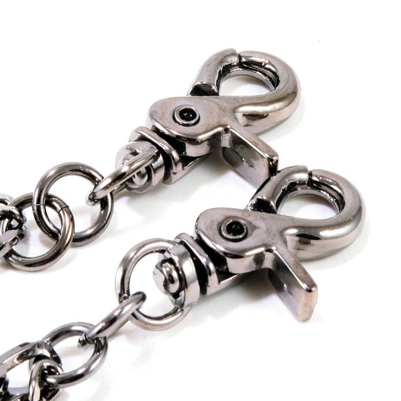 30/' Vintage Handmade Long Strong Biker Trucker 5mm Leather Key Jean Wallet Chain