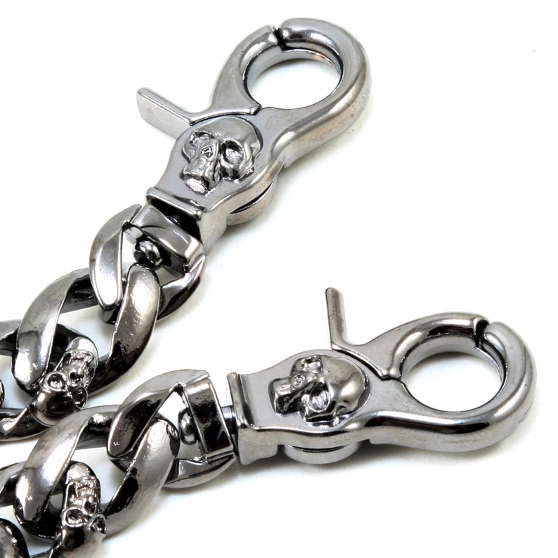 Jean Chain Punk Layered Wallet Chain For Men Women, Cross Pant Chains, Hip Hop Wallet With Chain