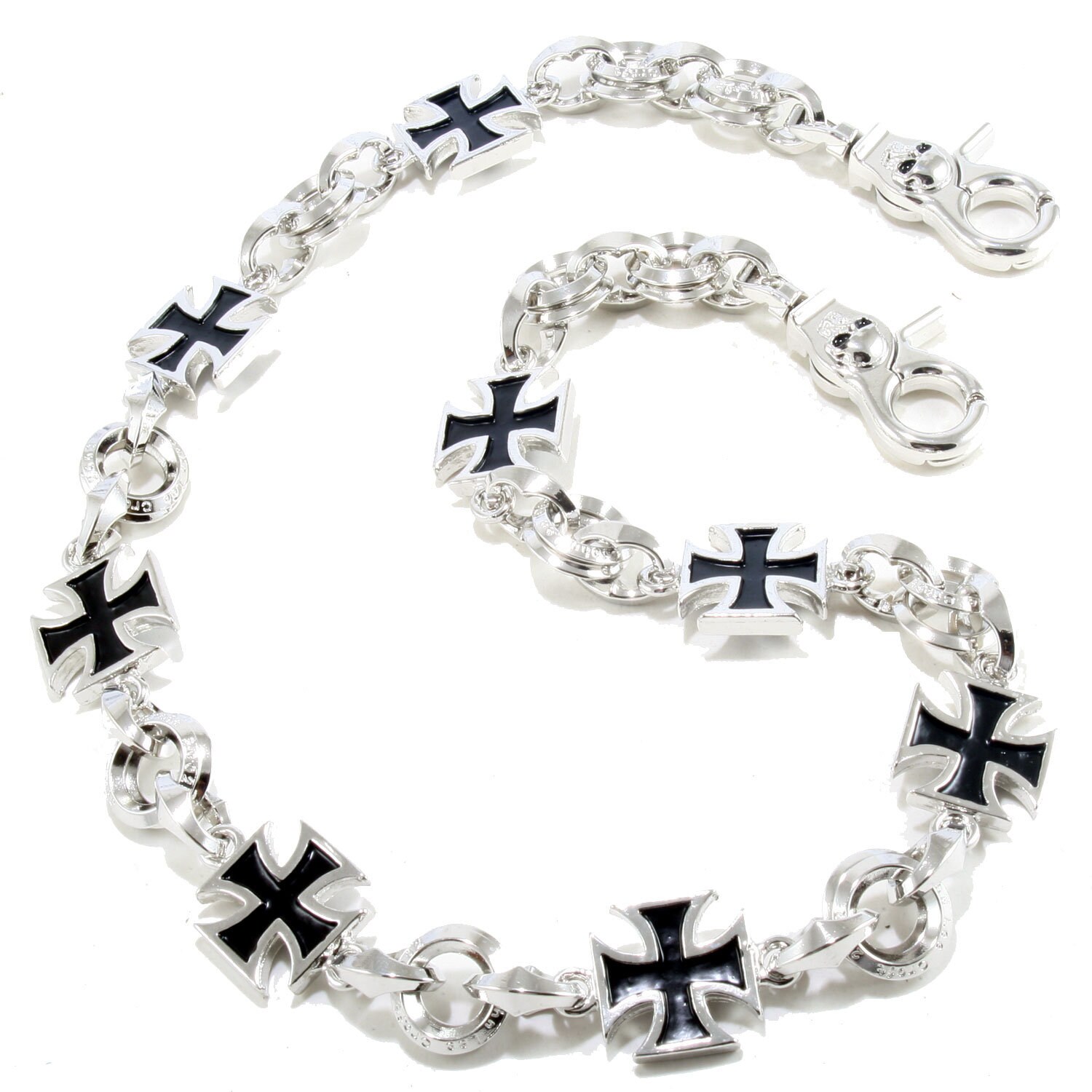 Doublek Heavy Multi Iron Cross Key Jean Wallet Chain - Etsy