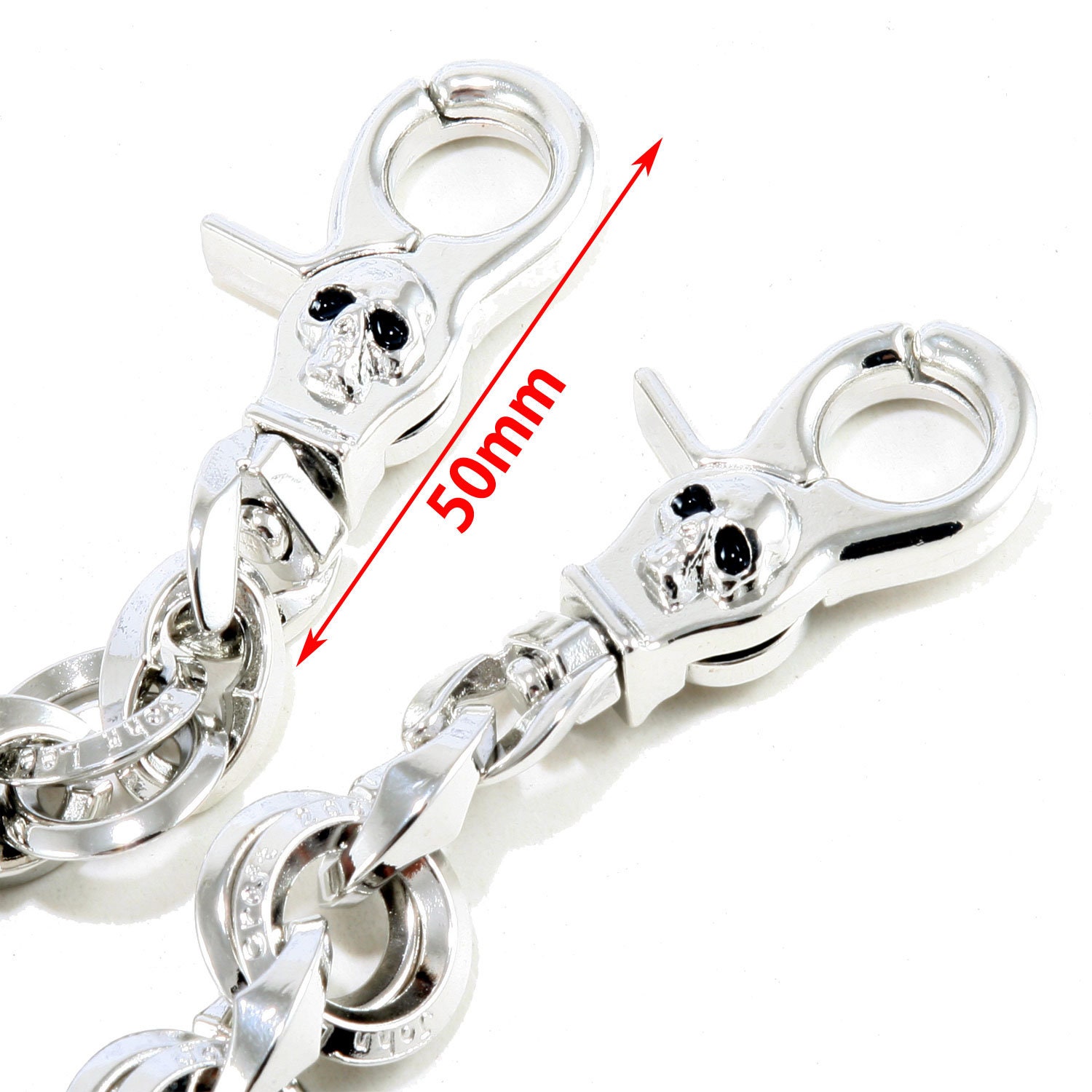 Doublek Heavy Multi Iron Cross Key Jean Wallet Chain - Etsy