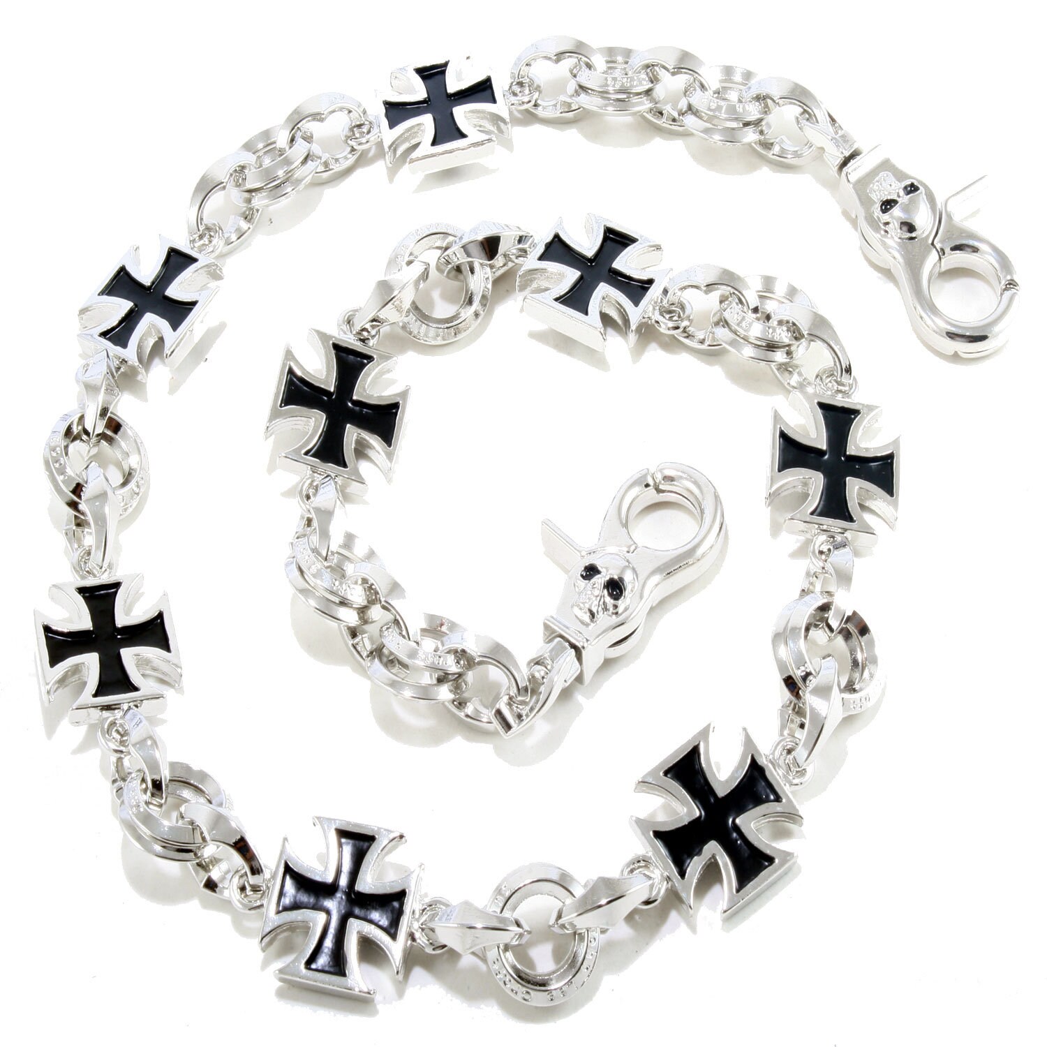 Doublek Heavy Multi Iron Cross Key Jean Wallet Chain - Etsy