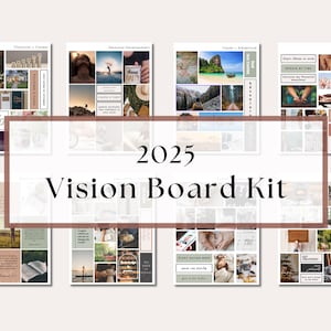 Kit Vision Board, Vision Board 2025, Vision Board imprimable, Kit Vision Board imprimable, vision board, vision board à télécharger