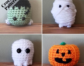 Spooky Minis- Crochet Pattern Download- PDF Only