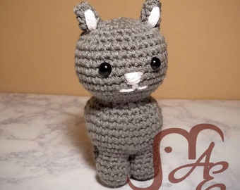 Kitty Plush CROCHET pattern PDF ONLY- Instant Download