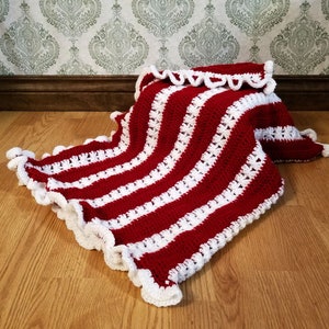 Rows of Bows Blanket CROCHET PATTERN PDF-Instant Download