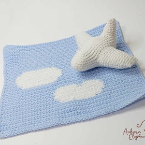 Airplane Plush and Play Mat CROCHET PATTERN-PDF Only-Handmade Gifts for Kids, Quick Crochet Gifts image 2