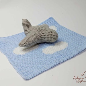 Airplane Plush and Play Mat CROCHET PATTERN-PDF Only-Handmade Gifts for Kids, Quick Crochet Gifts image 3