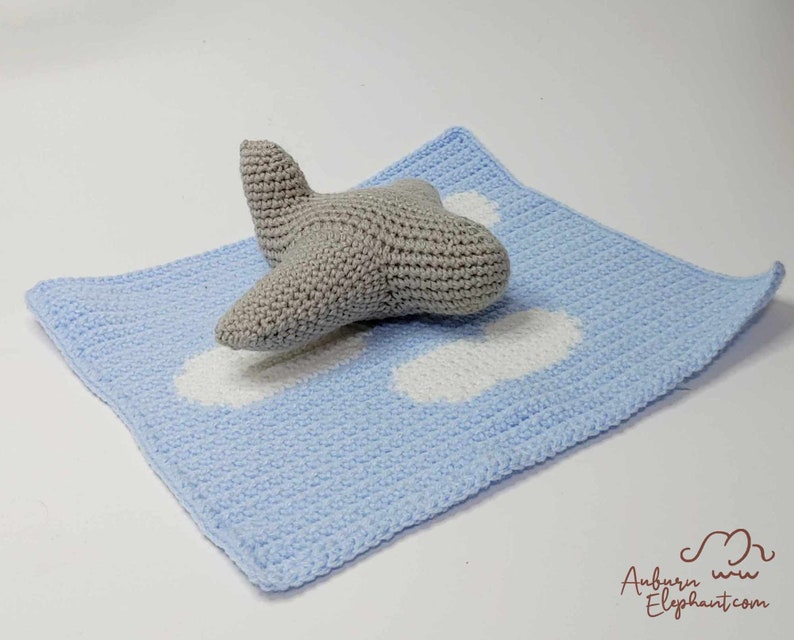 Airplane Plush and Play Mat CROCHET PATTERN-PDF Only-Handmade Gifts for Kids, Quick Crochet Gifts image 3