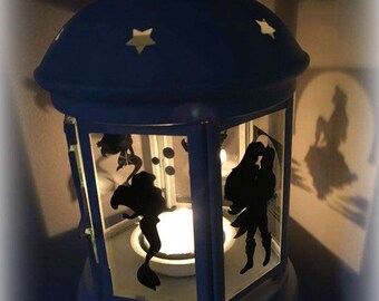 The Little Mermaid Inspired Lantern, Tea light Holder, Lantern, Candle Glow Gift set
