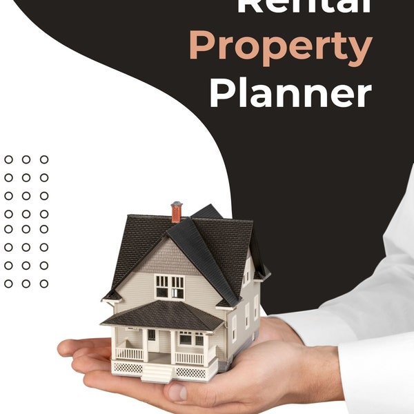 Rental Property Management Planner, Printable Rental Property Planner, property inspection, VACANCY RENT, renovation log, 25 templates PDF