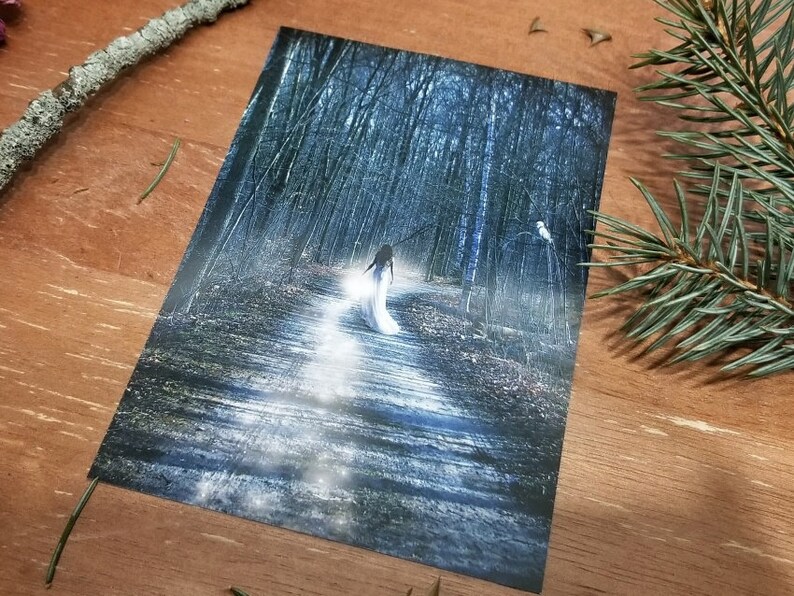 FREYA FREE Shipping by Agardnas Mini Art Print Surreal Dark Art Photo Illustration