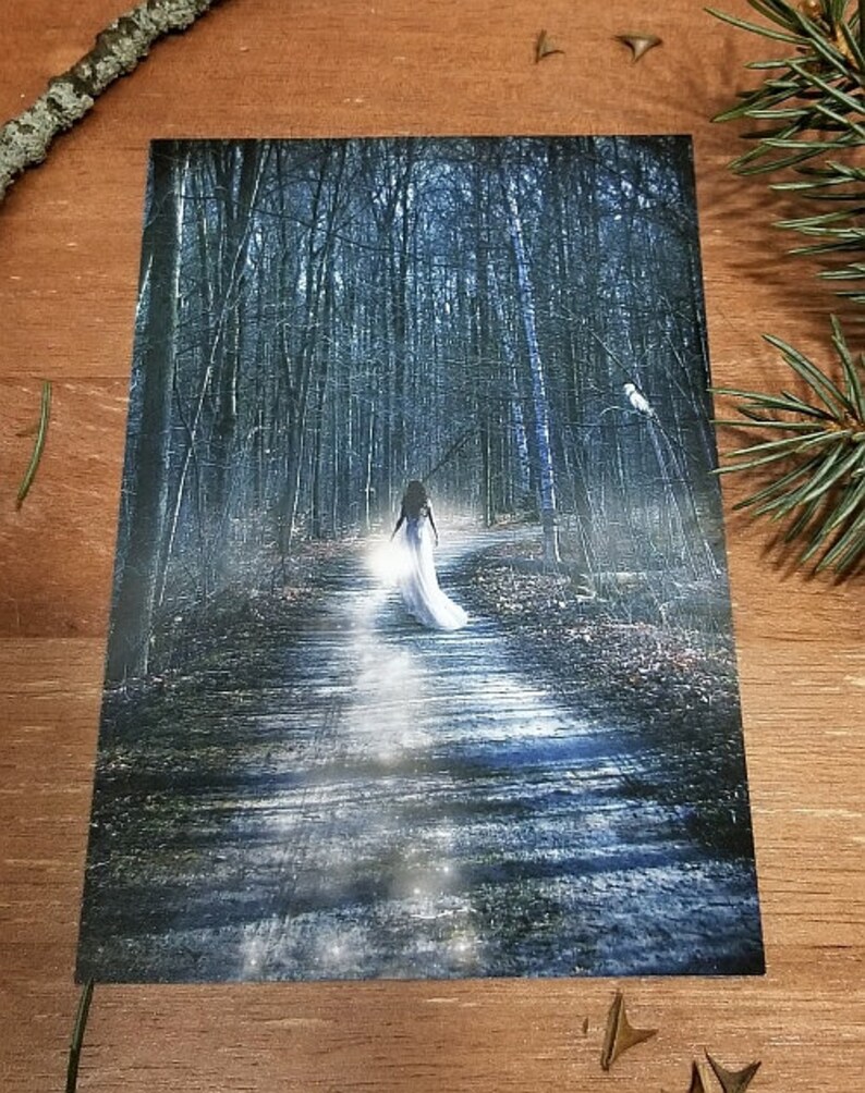 FREYA FREE Shipping by Agardnas Mini Art Print Surreal Dark Art Photo Illustration